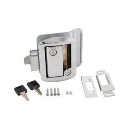 Picture of AP Products  Chrome Global Travel Trailer Lock Entry Door Latch 013-572 20-0033                                              