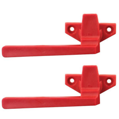 Picture of JR Products  2-Pack Plastic Window Latch 81925 20-0059                                                                       