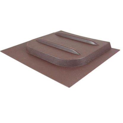 Picture of Valterra E-Series 12-1/8"H X 10-3/4"W Brown Plastic Screen Door Slide W/Stop A77017 20-0154                                  