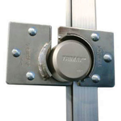 Picture of Trimax Locks  Hockey Puck Door Lock Hasp THSP2C 20-0233                                                                      