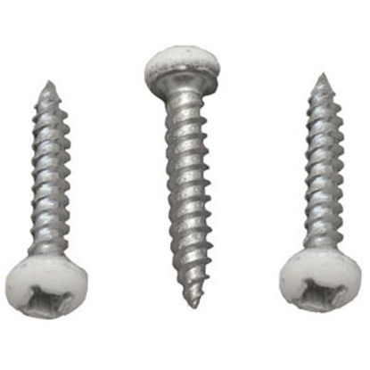 Picture of AP Products  Screw, Pan Head, Square Recess, #8 x 1-1/2", Polar White 012-PSQ500W 8X1-1/2 20-0276                            
