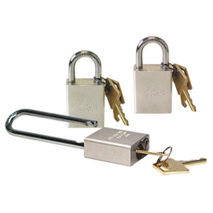 Picture of Roadmaster  3-Pack Steel Key Padlock 303 20-0341                                                                             