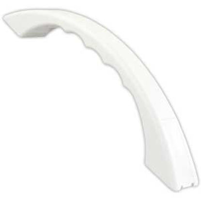 Picture of JR Products  9-7/8" Polar White Plastic Grab Handle 482-A-2-A 20-0386                                                        
