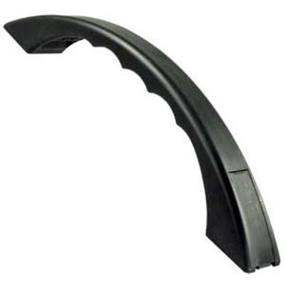 Picture of JR Products  Black Plastic Grab Handle 482-A-3-A 20-0387                                                                     