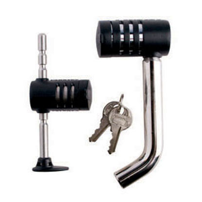Picture of Master Lock  1/2" & 5/8"D x 9/16"-2-3/4"L Trailer Hitch Pin w/Keyed Lock 2848DAT 20-0396                                     