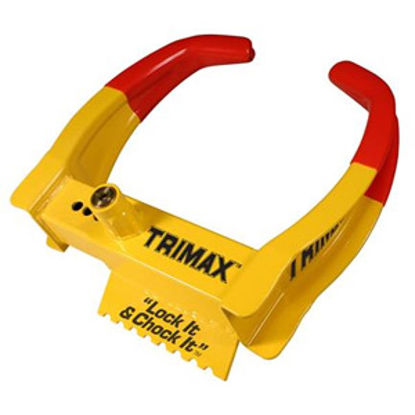 Picture of Trimax Locks  Lock it and Chock it!" Wheel Chock Lock TCL65 20-0420                                                          
