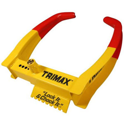Picture of Trimax Locks  Lock it and Chock it!" Wheel Chock Lock TCL75 20-0426                                                          