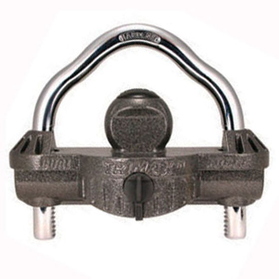 Picture of Trimax Locks  2-5/16" Hitch Ball & Clamp Trailer Coupler Lock UMAX50 20-0464                                                 
