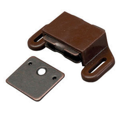 Picture of AP Products  2-Pack Brown Flat Strike Side Mount Magnetic Catch 013-012 20-0499                                              