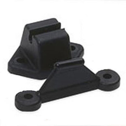 Picture of Topline  1-Pack Poly Black Plunger Style Baggage Door Catch T1005-01C 20-0506                                                