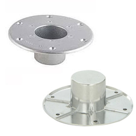 Picture of Heng's  Round Recessed Flush Mount Table Leg Base HG-RB 20-0557                                                              