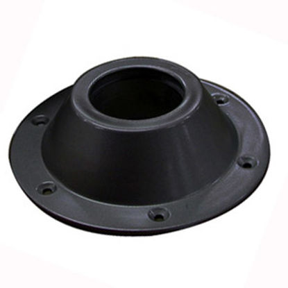 Picture of ITC Sequoia (TM) 6-1/2" Black Round Surface Mount Table Leg Base TS4000B 20-0568                                             