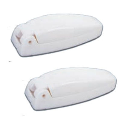 Picture of Prime Products  2-Pack ABS White Bullet Style Baggage Door Catch 18-5080 20-0645                                             