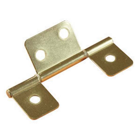 Picture of RV Designer  2-Pack Brass 3-1/2" Non-Mortice Hinge H511 20-0723                                                              