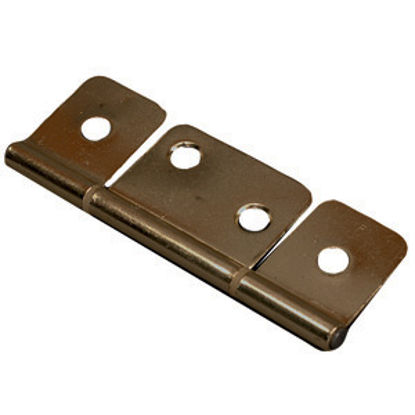 Picture of AP Products  Brass 3" Non-Mortise Hinge, 1/pr 013-046 20-0725                                                                