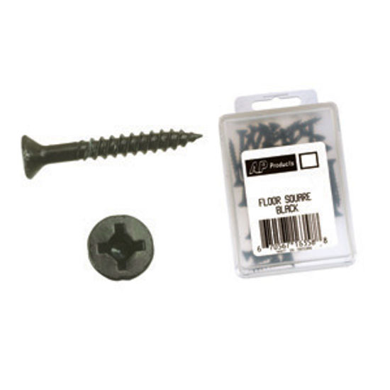 Picture of AP Products  Box of 250 Black 8 x 2" Flat Head/Square Recess Screw 012-FSQ250BL 8 X 2 20-0795                                