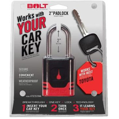 Picture of BOLT Locks  Steel Key Padlock For Toyota Model Keys 7023539 20-0851                                                          