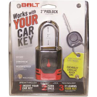 Picture of BOLT Locks  Steel Key Padlock For Late Chevy/Cadillac/Buick/GMC Model Keys 7018518 20-0862                                   
