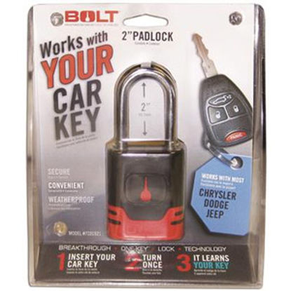 Picture of BOLT Locks  Steel Key Padlock For Chrysler/Jeep Model Keys 7018520 20-0864                                                   