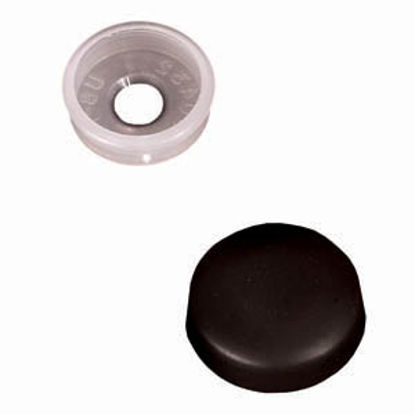 Picture of RV Designer  14-Pack Black Round Snap Over Cover For Up To #12 Screw & 1/4"Bolt H603 20-0910                                 