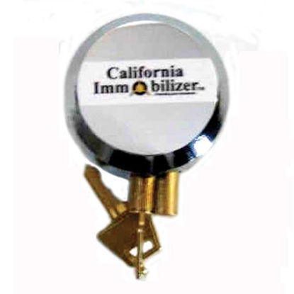 Picture of California Immobilizer  White Steel Lock Hasp T-00102 A 20-0930                                                              