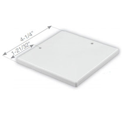 Picture of JR Products  4-1/4" Polar White Slide Out Corner Guard 55931 20-1122                                                         