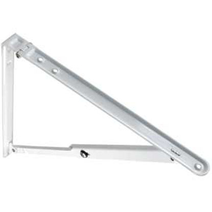 Picture of JR Products  White Folding Shelf Bracket 20725 20-1145                                                                       