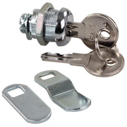 Picture of JR Products  5/8" Standard Key Baggage Door Lock 00305 20-1215                                                               