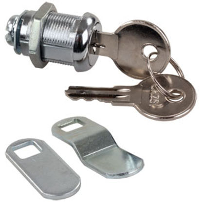 Picture of JR Products  7/8" Standard Key Baggage Door Lock 00315 20-1216                                                               