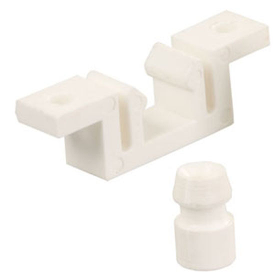 Picture of JR Products  Plastic Entry Door Latch 81855 20-1247                                                                          