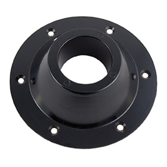 Picture of AP Products  6-5/8" Black Round Surface Mount Table Leg Base 013-1119B 20-1393                                               