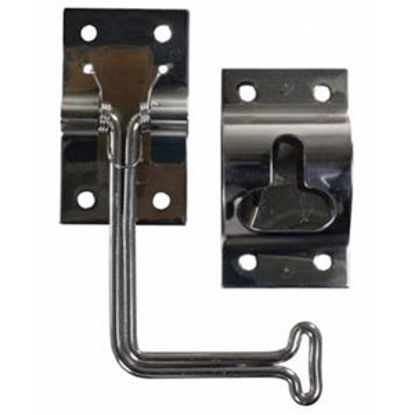 Picture of JR Products  6"L T Style Stainless Steel Door Catch 06-11875 20-1435                                                         