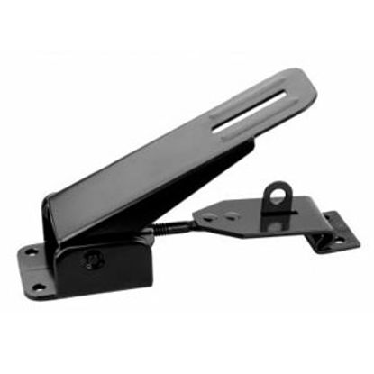 Picture of JR Products  Black Steel Fold Down Camper Entry Door Latch 11845 20-1437                                                     