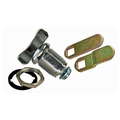Picture of JR Products  5/8" Baggage Door Thumb Lock 00115 20-1632                                                                      