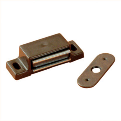 Picture of RV Designer  2-Pack Brown Flat Strike Side Mount Magnetic Catch H213 20-1748                                                 