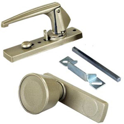 Picture of JR Products  Metal Knob Style Door Latch Assembly 20495 20-1859                                                              