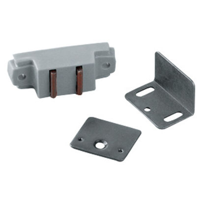 Picture of RV Designer  1-Pack Tan Surface Mount w/ "L" & Flat Strikes Magnetic Catch H210 20-1875                                      