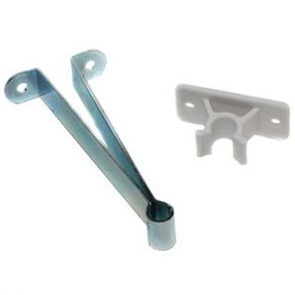 Picture of RV Designer  Metal 3" C-Clip Style Entry Door Holder w/ Plastic Socket E265 20-1881                                          