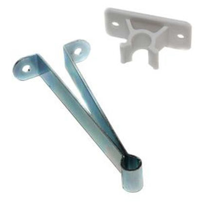 Picture of RV Designer  Metal 4" C-Clip Style Entry Door Holder w/ Plastic Socket E267 20-1882                                          