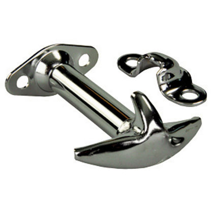 Picture of JR Products  Chrome Plated Hood Latch 10865 20-1943                                                                          