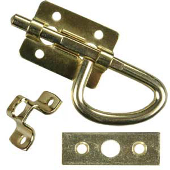 Picture of JR Products  Universal Brass Access Door Latch 20645 20-1952                                                                 