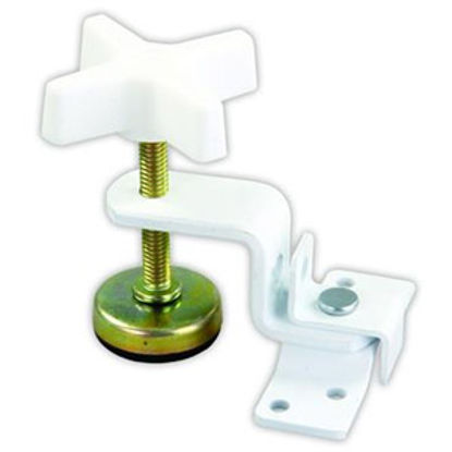 Picture of JR Products  3.15" Spacing White Fold-Out Bunk Clamp 20775 20-1955                                                           