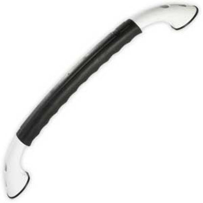 Picture of JR Products  White Grab Handle w/Padded Rubber Grip 48315 20-1974                                                            