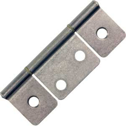 Picture of JR Products  2-Pack Chrome 3-1/2" Non-Mortise Hinge 70635 20-1980                                                            