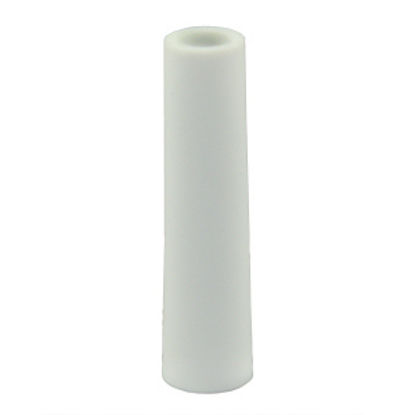 Picture of JR Products  White Plastic 2-3/4"x3/4" Screw Mount Door Stop Bumper 10705 20-2036                                            