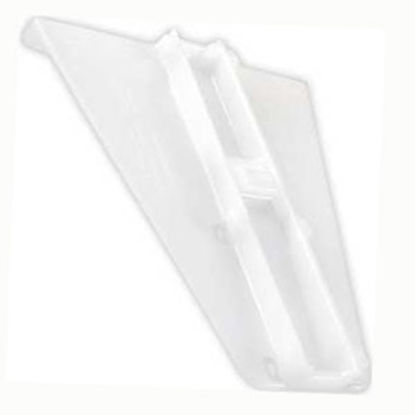 Picture of JR Products  White Door Track Guide for Delta Guide Drawer Rails & Systems 70795 20-2120                                     