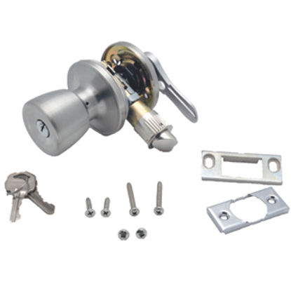 Picture of AP Products  Stainless Steel Lever Style Entrance Knob Lock Set 013-235-SS 20-5001                                           