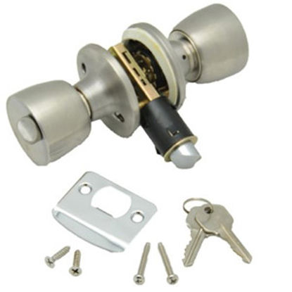 Picture of AP Products  SS Keyed/Knob Entry Door Lock 013-220-SS 20-5031                                                                