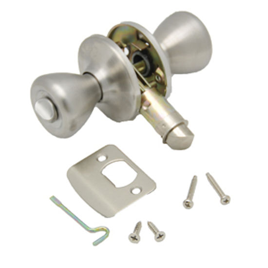 Picture of AP Products  SS Knob Entry Door Lock 013-202-SS 20-5035                                                                      