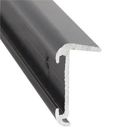 Picture of AP Products  8'L Black Aluminum Roof Edge Trim 021-57402-8 20-6970                                                           